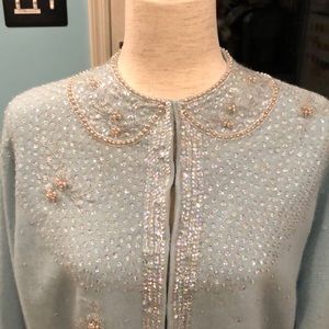 VINTAGE Beaded Sequined Sweater